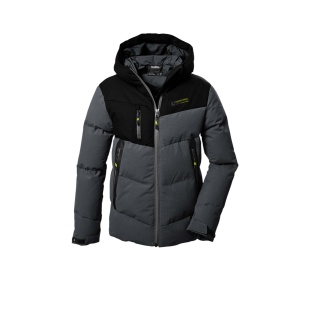 Killtec Winterjacke Kow 376 in Daunenoptik (wind- und wasserdicht, atmungsaktiv, PFC-frei) anthrazitgrau Kinder